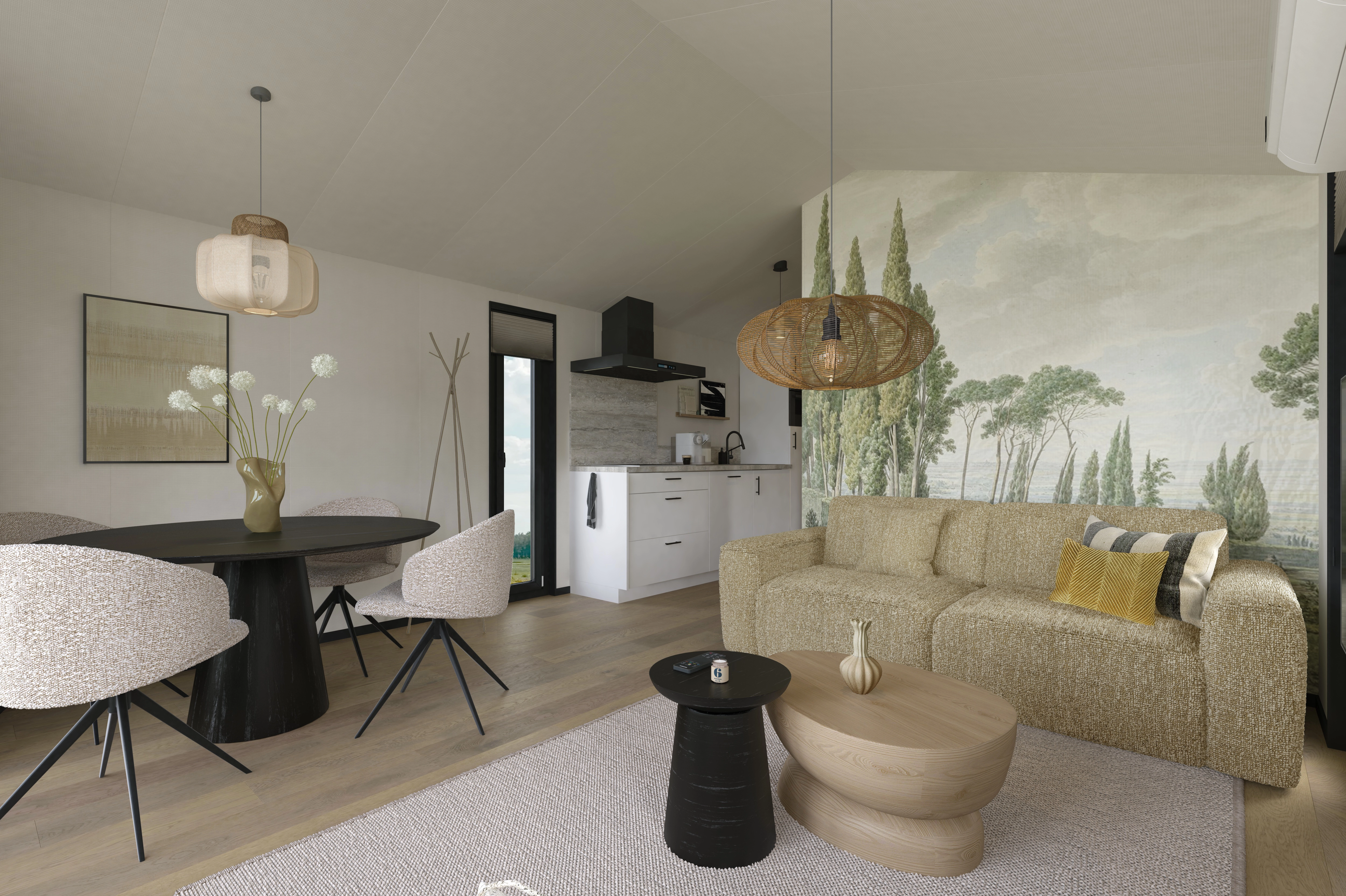 4 persoons Hottub Lodge