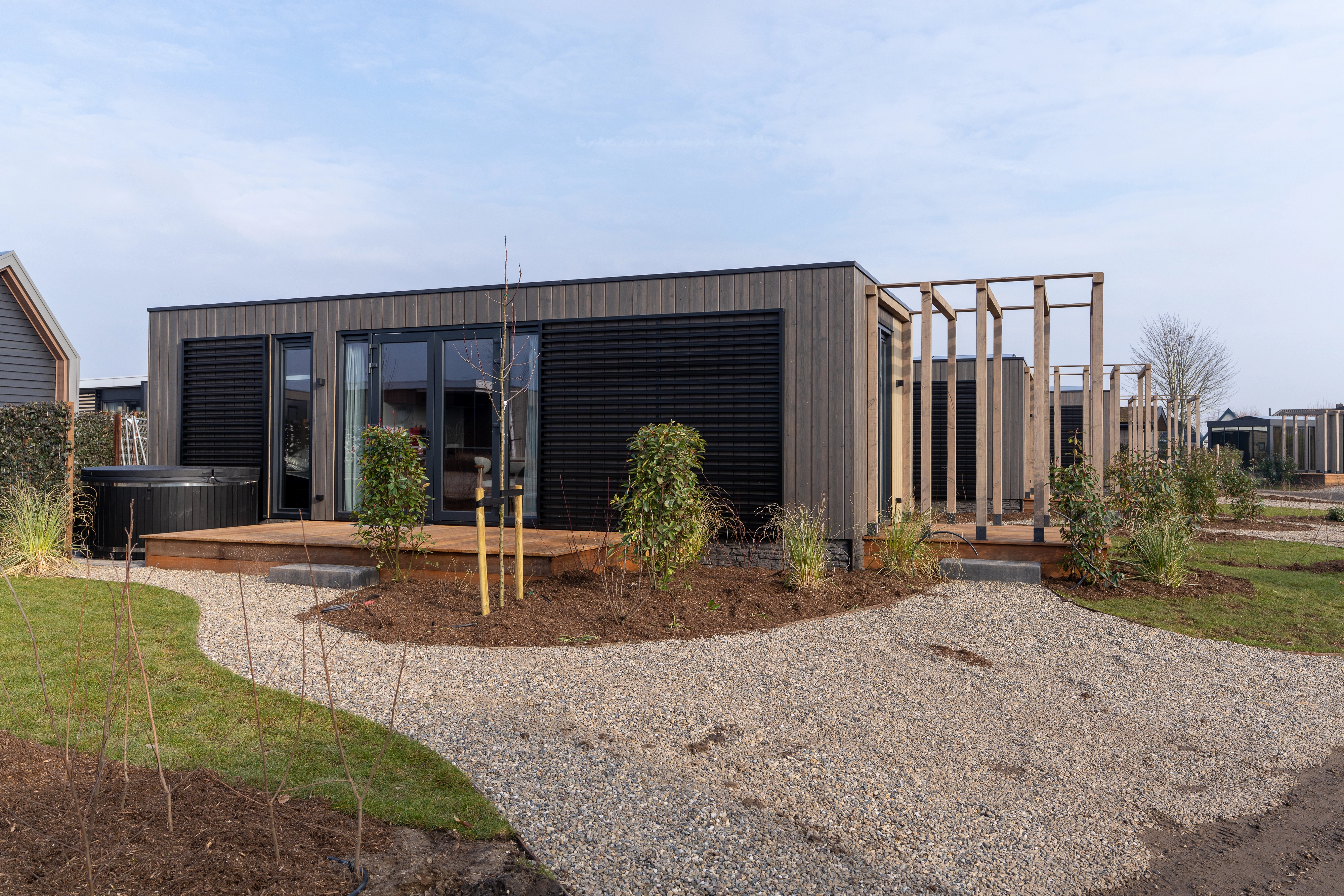 4 persoons Hottub Lodge