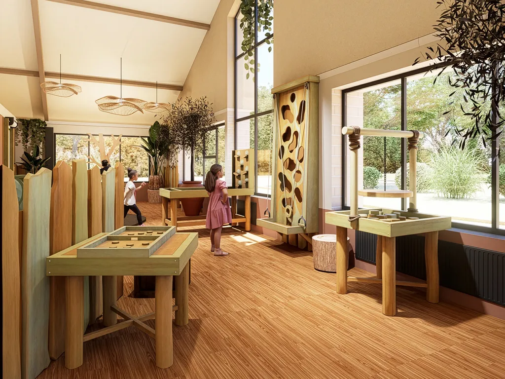 Artist impression DIY Play area