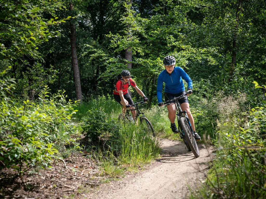 mountainbike på Landal Søhøjlandet