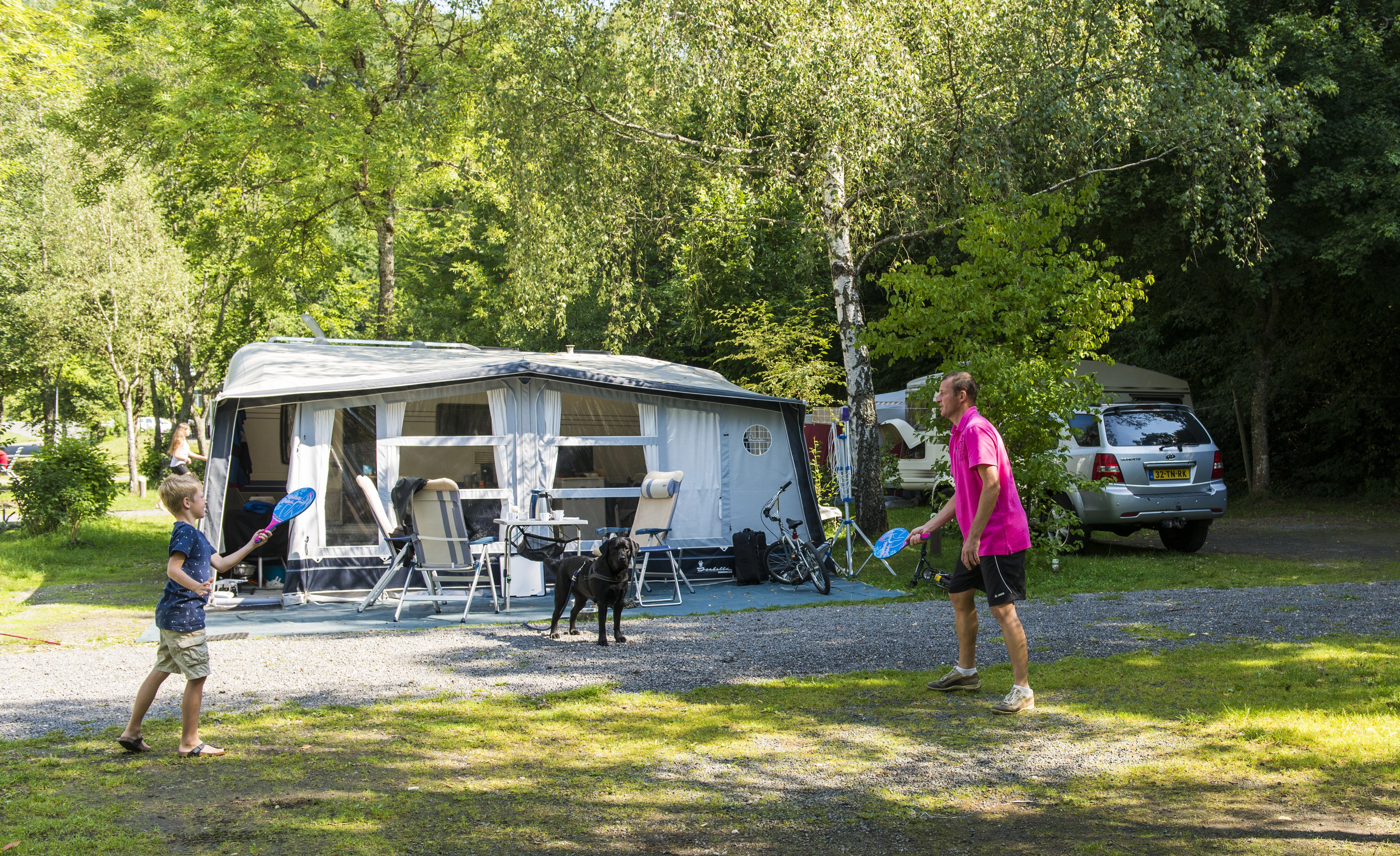 Basis campingplaats