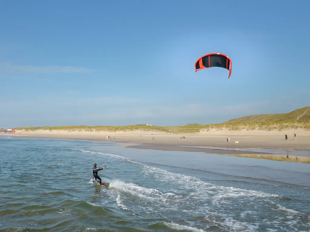 BNN Drone beach Kitesurfen