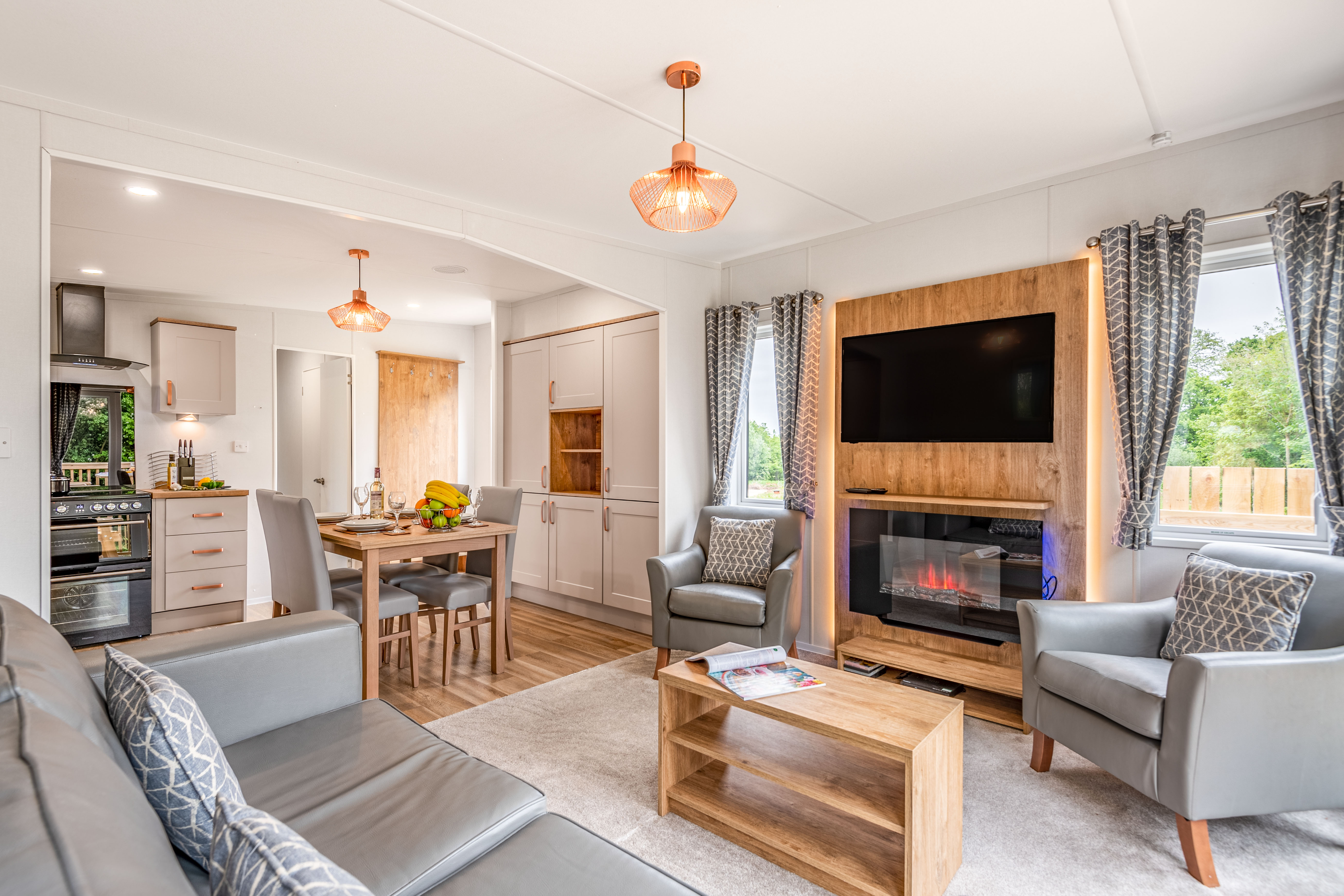 4-persoons lodge - Caistor Spa.