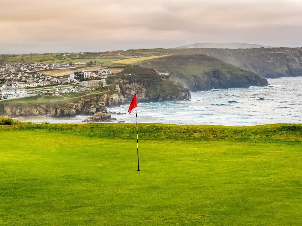 Perranporth golf club, Perranporth, Cornwall