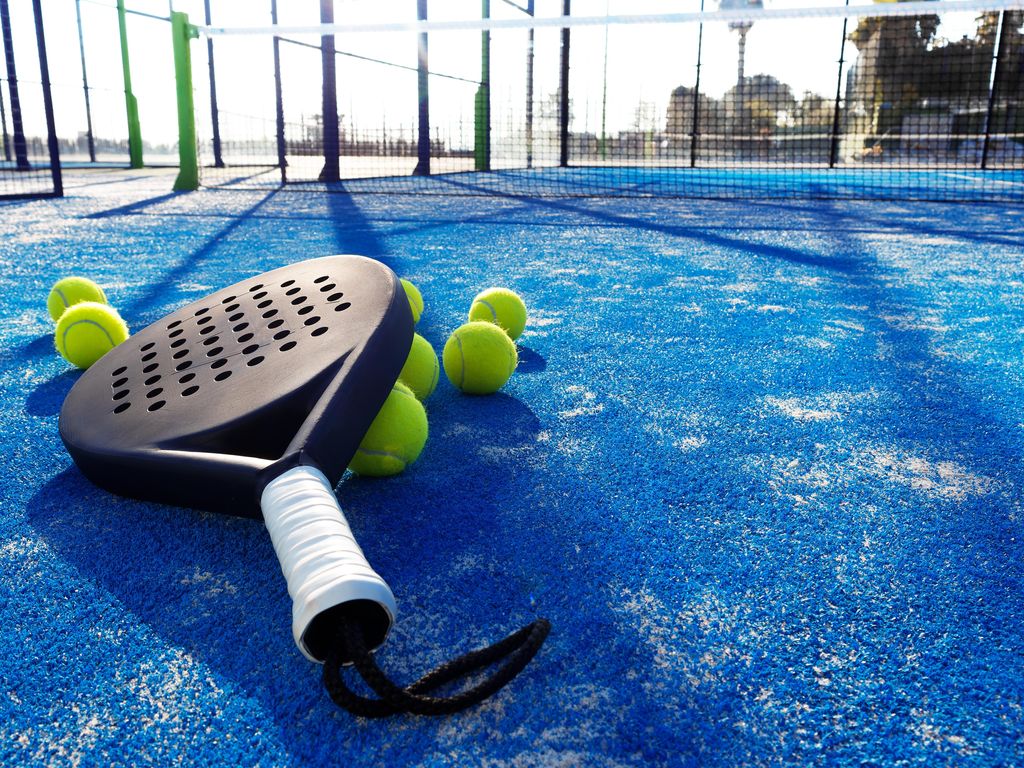 Padel on the padel court