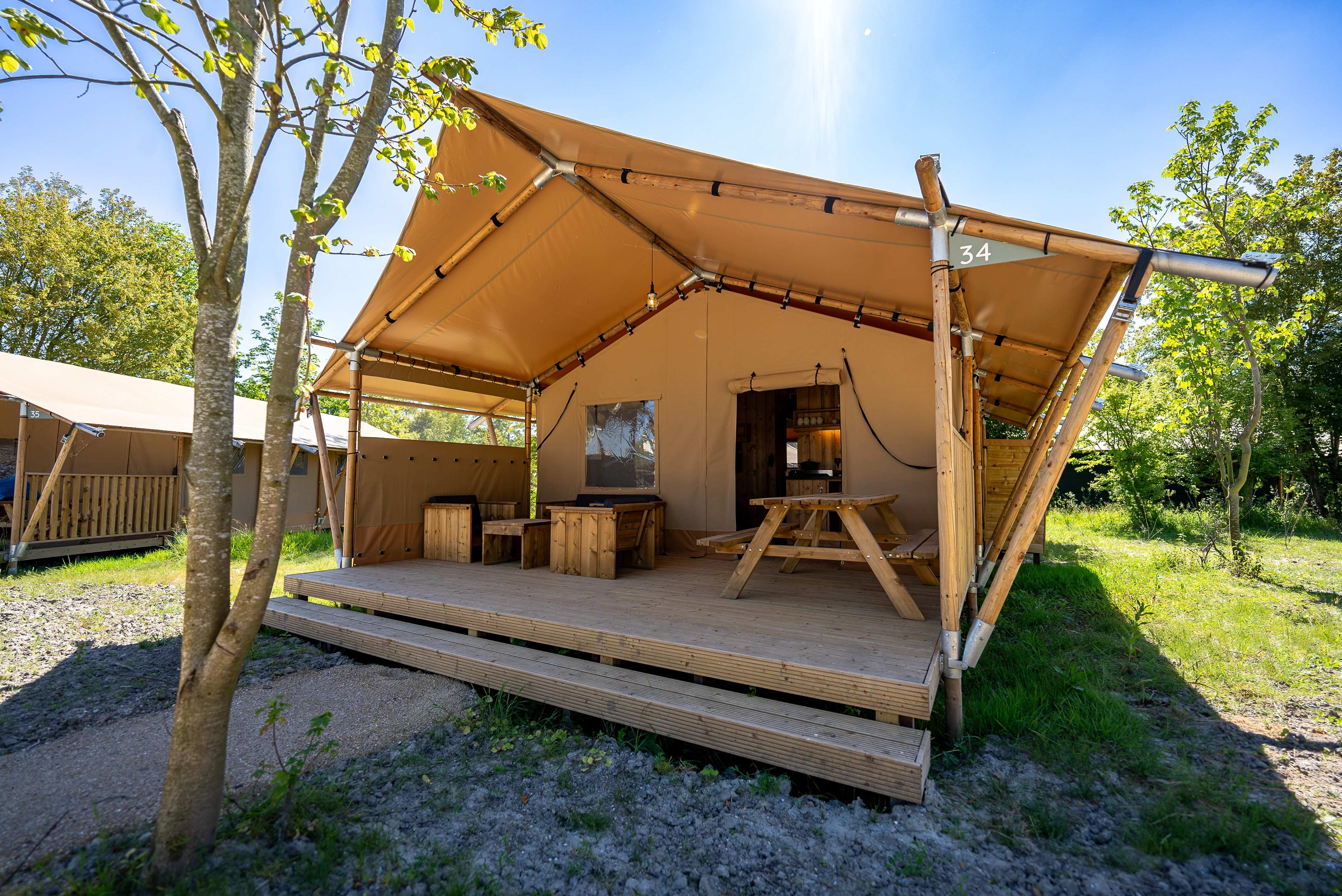Safaritent 4 bij Landal Glamping Lauwersmeer