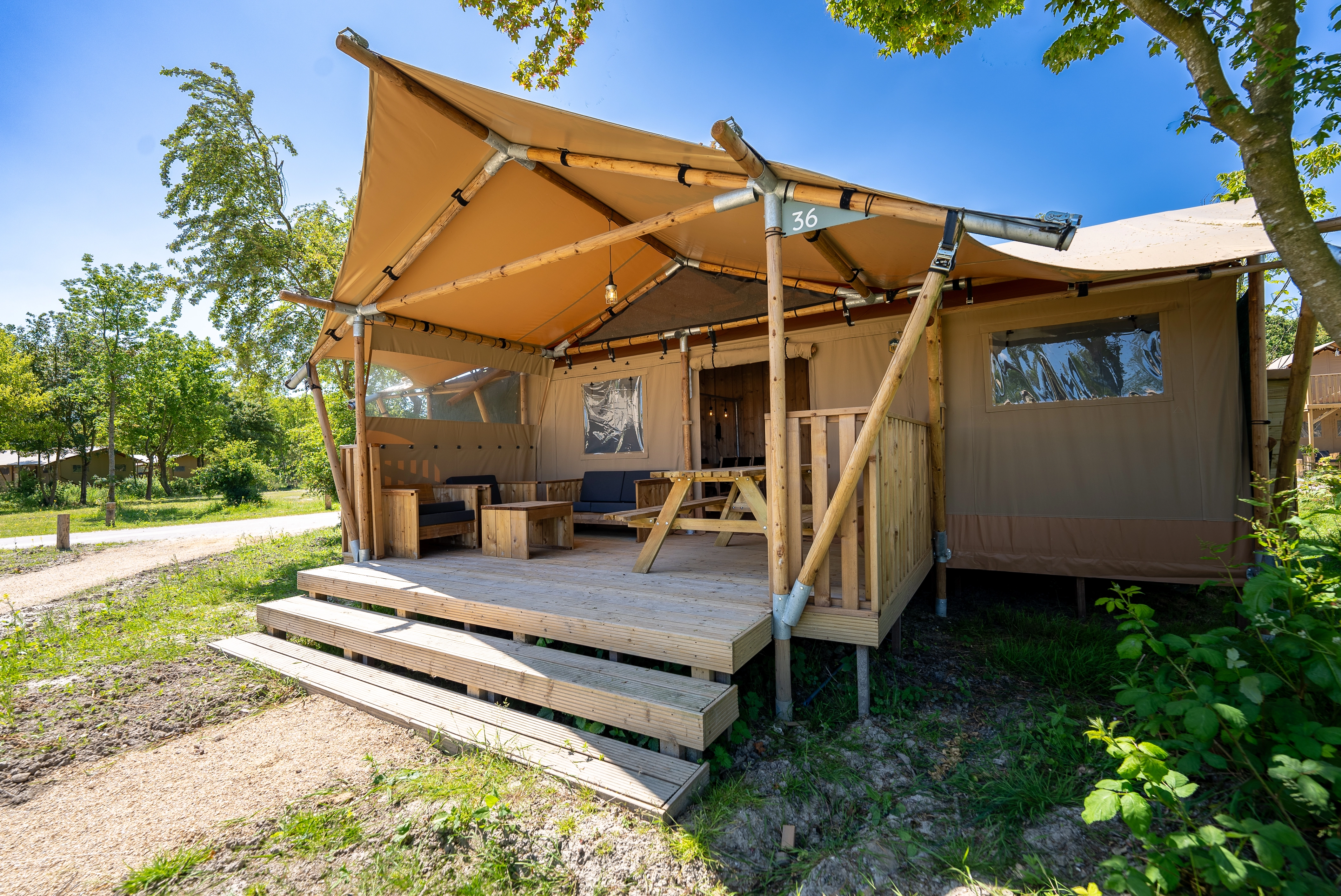 Safaritent 6 bij Landal Glamping Lauwersmeer