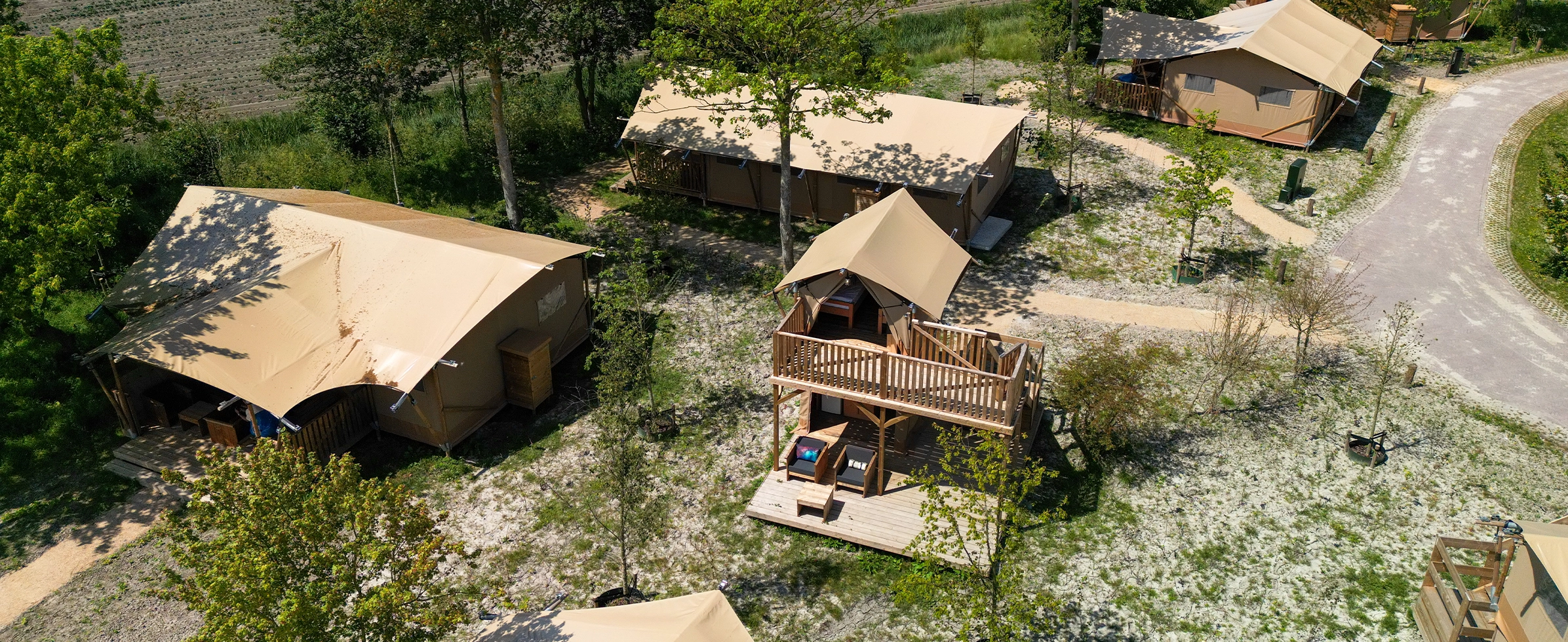 Safaritent 8 bij Landal Glamping Lauwersmeer