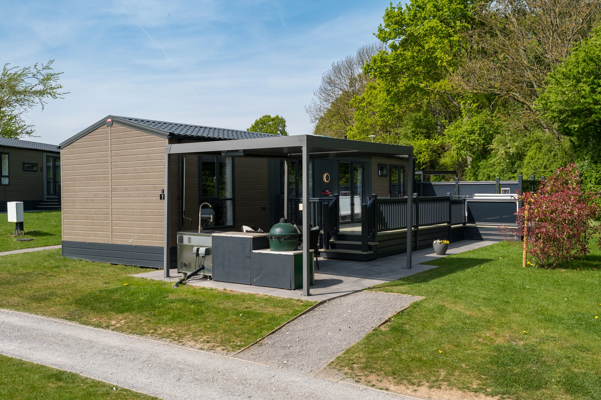 4 persoons lodge The Woods