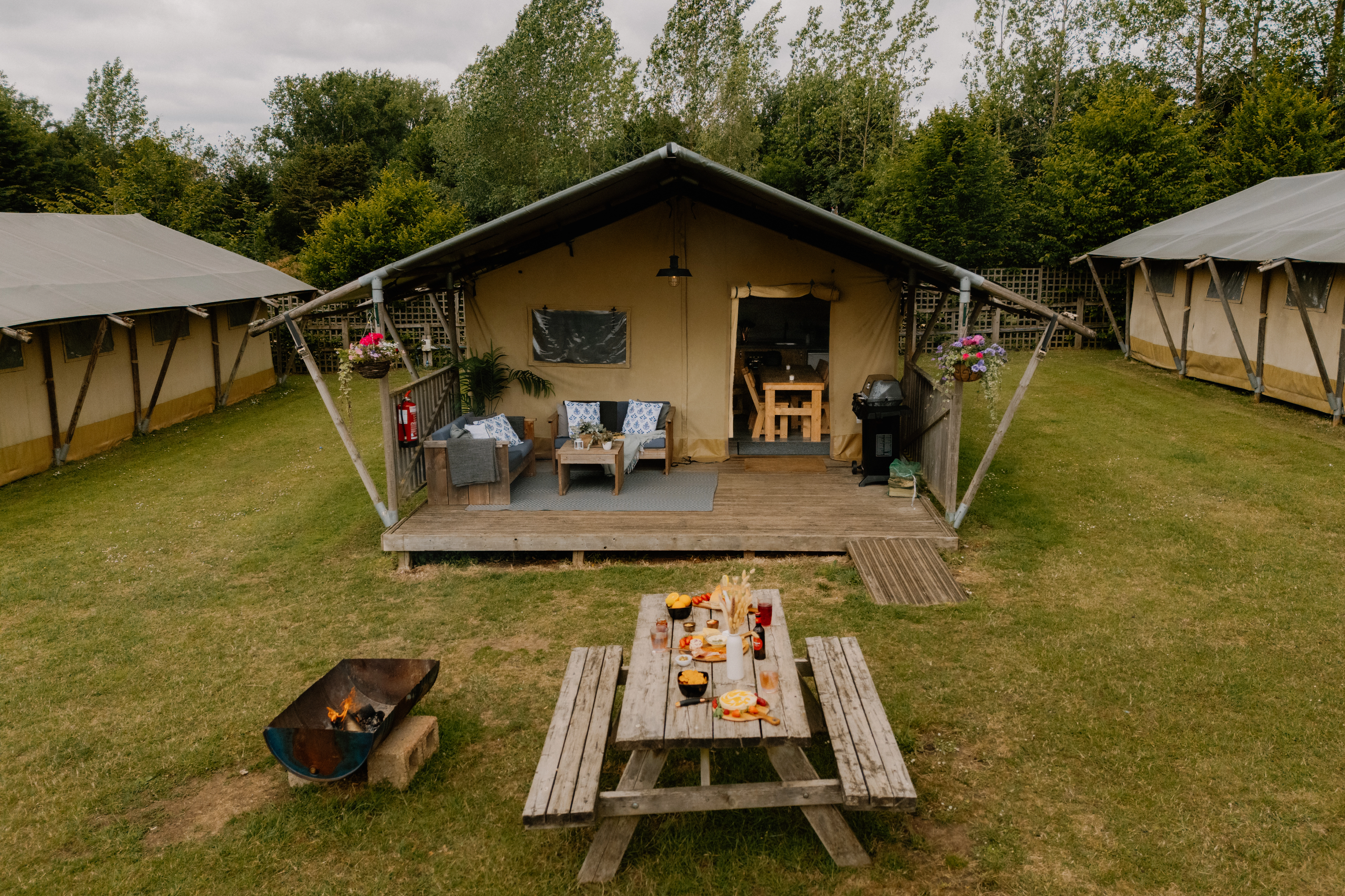 6-persoons luxe safaritent.