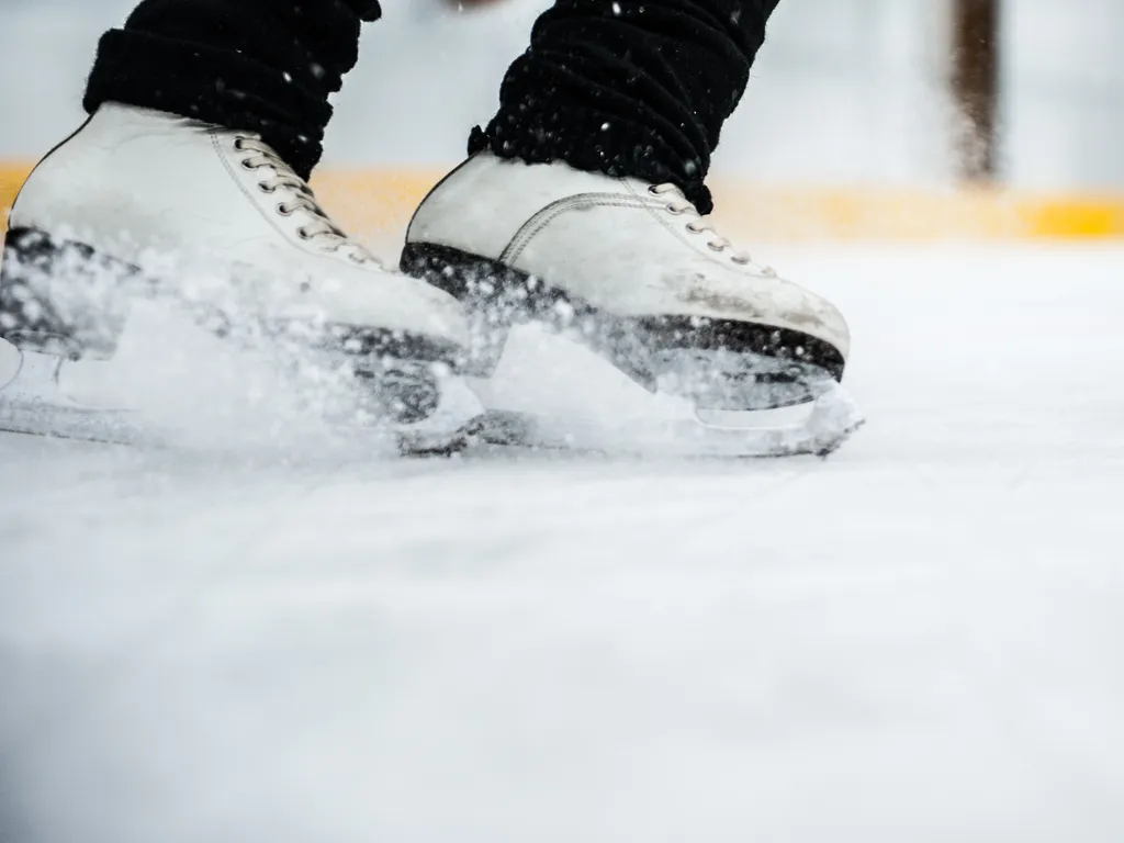 Ice skating
