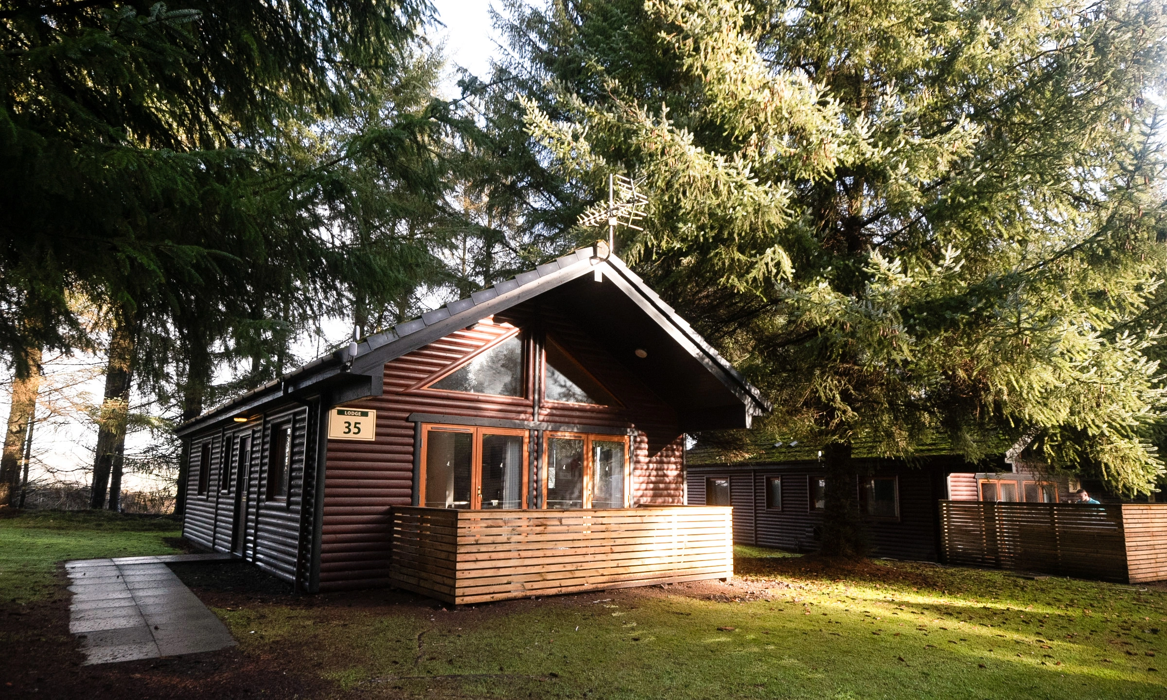 4 persoons Lodge Sidlaw Spa